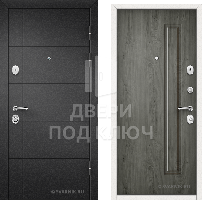 Входная утепленная дверь на дачу ДПК-10066